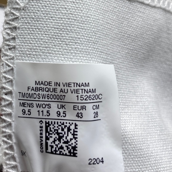 Converse Ctas High Skate For Men Casual Shoes Brown Canvas Custom 152620C-WBW - Picture 7 of 8